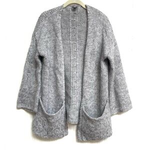 Women’s Aerie Oversized Gray Knit Cardigan Size S